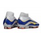 Nike Botas Mercurial Superfly 10 Elite FG Plateada Azul Amarillo