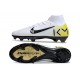Nike Botas Mercurial Superfly 10 Elite FG Blanco Negro Amarillo