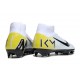 Nike Botas Mercurial Superfly 10 Elite FG Blanco Negro Amarillo