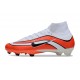 Nike Botas Mercurial Superfly 10 Elite FG Rojo Blanco Negro