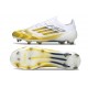 adidas F50 Elite FG Bota Blanco Amarillo