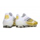 adidas F50 Elite FG Bota Blanco Amarillo