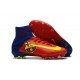 Nuevo Botas de fútbol Nike Mercurial Superfly 5 FG Barcelona FC Azul Rojo Amarillo