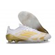 Zapatillas de Fútbol adidas F50 Elite FG Blanco Met Dorado