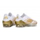 Zapatillas de Fútbol adidas F50 Elite FG Blanco Met Dorado