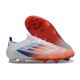 Zapatillas de Fútbol adidas F50 Elite FG Blanco Rojo Solar Azul Lúcido