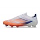 Zapatillas de Fútbol adidas F50 Elite FG Blanco Rojo Solar Azul Lúcido