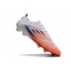Zapatillas de Fútbol adidas F50 Elite FG Blanco Rojo Solar Azul Lúcido