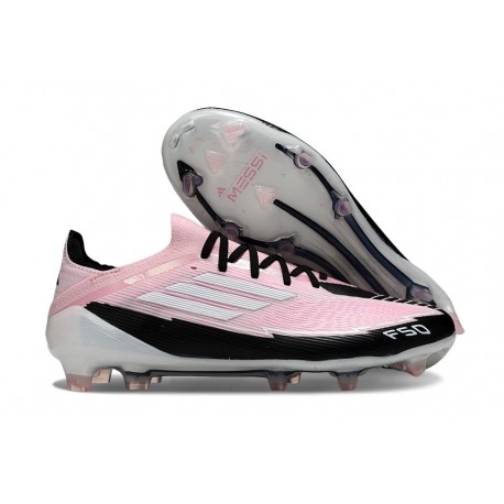 Zapatillas de Fútbol adidas F50 Elite FG Rosa Negro Blanco