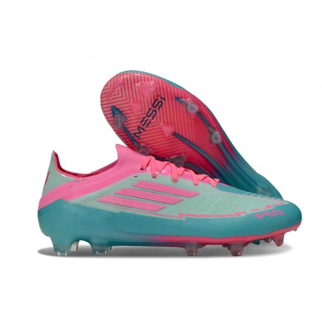 Zapatillas adidas F50 Elite FG Flash Agua Rosa Lúcido Lucid Cyan