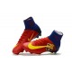 Nuevo Botas de fútbol Nike Mercurial Superfly 5 FG Barcelona FC Azul Rojo Amarillo