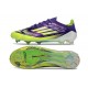 Zapatillas adidas F50 Elite FG Morado Rush Ftwr Blanco Limón Lúcido