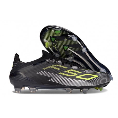 Zapatillas de Fútbol adidas F50 Elite FG Negro Amarillo
