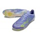 Zapatillas de Fútbol adidas F50 Elite FG Violeta Tone Limón Lúcido Morado Rush