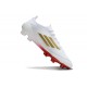 Zapatillas de Fútbol adidas F50 Elite FG Blanco Rojo Dorado