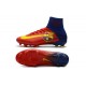 Nuevo Botas de fútbol Nike Mercurial Superfly 5 FG Barcelona FC Azul Rojo Amarillo