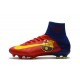 Nuevo Botas de fútbol Nike Mercurial Superfly 5 FG Barcelona FC Azul Rojo Amarillo