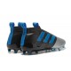 Tacos de futbol adidas Ace 17+ Purecontrol FG Negro Plata Azul
