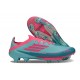 Zapatos de Fútbol adidas F50 + FG Flash Agua Rosa Lúcido Lucid Cyan