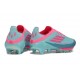Zapatos de Fútbol adidas F50 + FG Flash Agua Rosa Lúcido Lucid Cyan