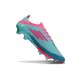 Zapatos de Fútbol adidas F50 + FG Flash Agua Rosa Lúcido Lucid Cyan