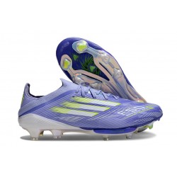 Zapatos de Fútbol adidas F50 + FG Violeta Tone Limón Lúcido Morado Rush