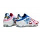 Zapatos de Fútbol adidas F50 Elite LL FG Blanco Rosa Azul