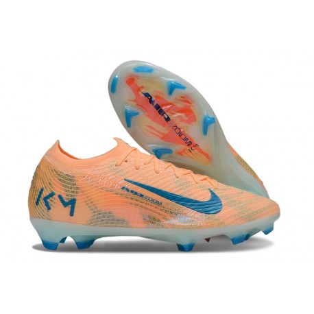 Botas de Futbol Nike Mercurial Vapor 16 Elite FG Mbappe Naranja Azul