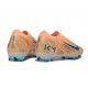 Botas de Futbol Nike Mercurial Vapor 16 Elite FG Mbappe Naranja Azul
