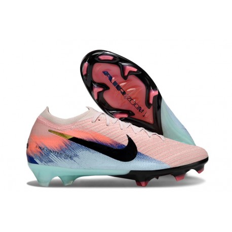 Botas de Futbol Nike Mercurial Vapor 16 Elite FG Rosa Azul Negro
