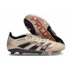 Botas de Fútbol Adidas Predator Elite FG Platino Met Negro Rojo
