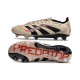 Botas de Fútbol Adidas Predator Elite FG Platino Met Negro Rojo