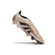 Botas de Fútbol Adidas Predator Elite FG Platino Met Negro Rojo
