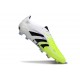 Bota de Fútbol Adidas Predator Elite FG Ftwr Blanco Negro Limón Lúcido
