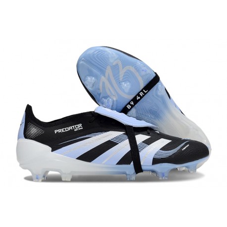 Adidas Predator Elite Foldover Tongue FG Negro Blanco Azul