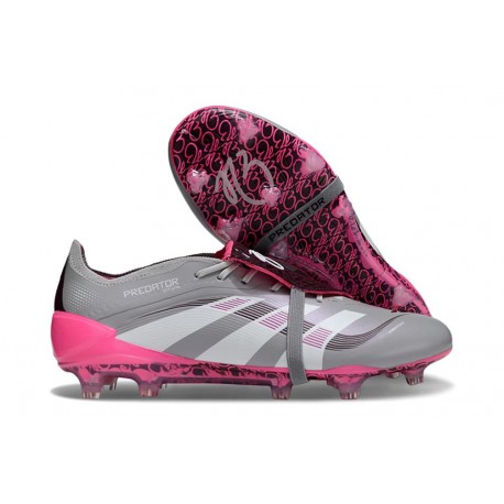 Adidas Predator Elite Foldover Tongue FG Gris Rosa Blanco 