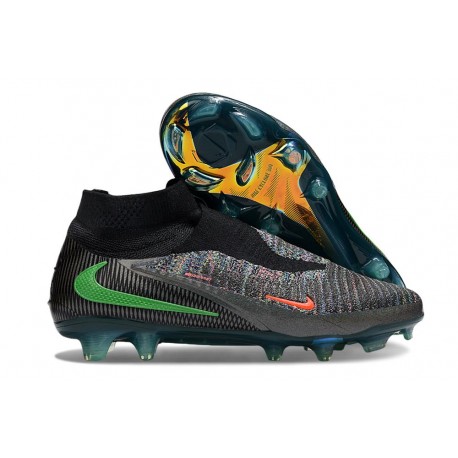 Bota de Futbol Nike Phantom 6 DF Elite FG Negro Verde