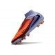 Bota de Futbol Nike Phantom 6 DF Elite FG Royal Tinte Carmesí Vivo Negro