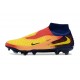 Bota de Futbol Nike Phantom 6 DF Elite FG X Haaland Láser Naranja Lemon Venom Azul Vacío