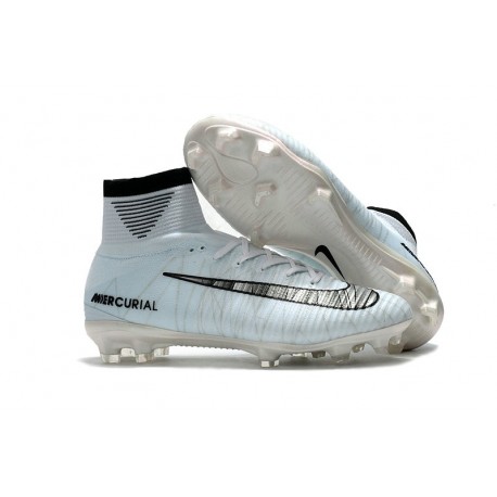 Nuevo Botas de fútbol Nike Mercurial Superfly 5 FG Gris Negro Blanco