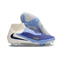 Bota de Futbol Nike Phantom 6 DF Elite FG Racer Azul Blanco Oscuro Obsidiana