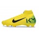 Nike Botas Mercurial Superfly 10 Elite FG KM Amarillo Verde Negro