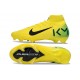 Nike Botas Mercurial Superfly 10 Elite FG KM Amarillo Verde Negro