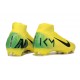 Nike Botas Mercurial Superfly 10 Elite FG KM Amarillo Verde Negro