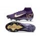 Nike Mercurial Superfly 10 Elite SG X MBAPPE Grand Morado Marfil claro