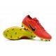 Botas de fútbol Nike Mercurial Vapor Flyknit Ultra FG Rojo Amarillo Negro