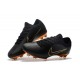 Botas de fútbol Nike Mercurial Vapor Flyknit Ultra FG Negro Oro