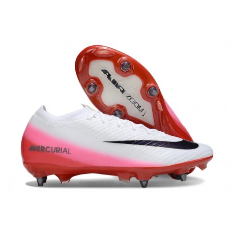Nike Mercurial Vapor XVI Elite SG Pro Blanco Negro Rojo