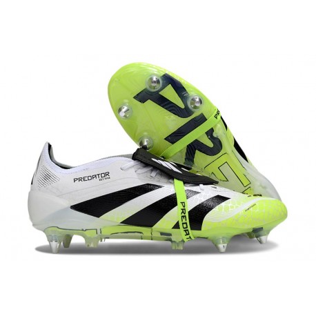 Zapatos Adidas Predator Elite FT SG Pro Blanco Negro Amarillo