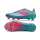 Zapatos de Fútbol Adidas F50 Elite SG-Pro Flash Agua Rosa Lúcido Lucid Cyan